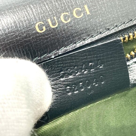 GUCCI Black GG Marmont Shoulder Bag - Picture 10 of 13